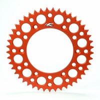SPROCKET REAR ULTRALIGHT KTM/HQV/GAS SX65 / TC65 / MC65 98-24 46T ORANGE